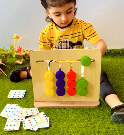 Wooden Color Matching Toy for Toddlers Mind Sharpening & Fun Learning