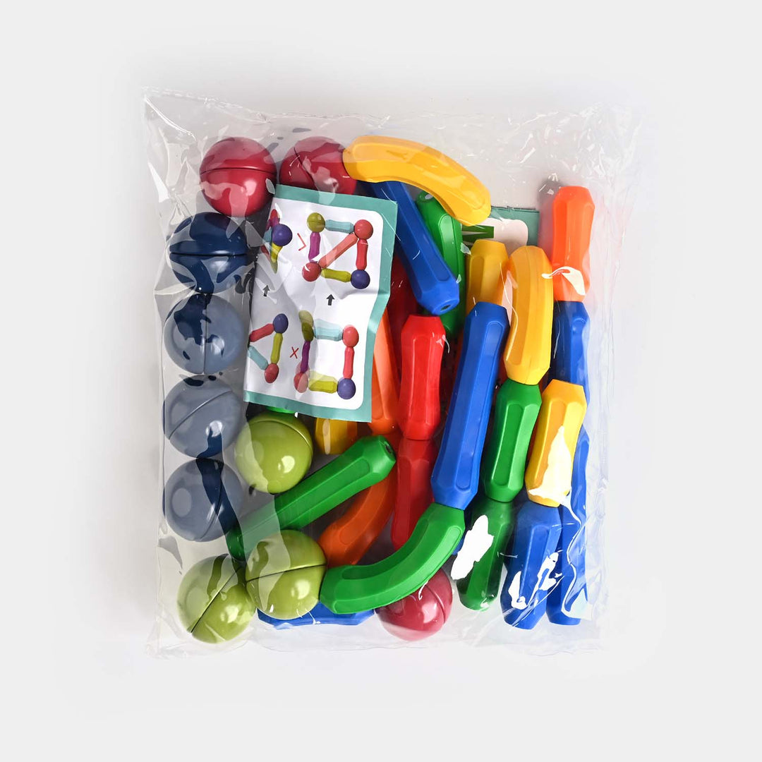 Magnetic Building Sticks for Kids – Creative STEM Toy Set